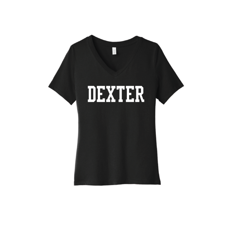BELLA+CANVAS Relaxed Jersey Short Sleeve V-Neck Tee w/ DEXTER
