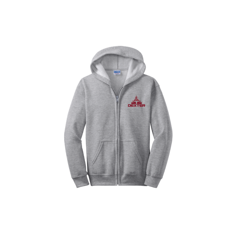 Youth Full Zip Hooded Sweatshirt