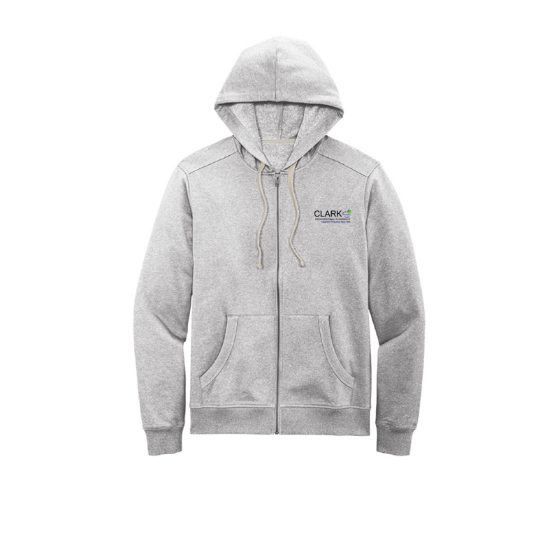 Re-Fleece Full-Zip Hoodie (Light Heather Grey)