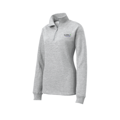 Ladies Sport-Tek 1/4-Zip Sweatshirt (Athletic Heather)