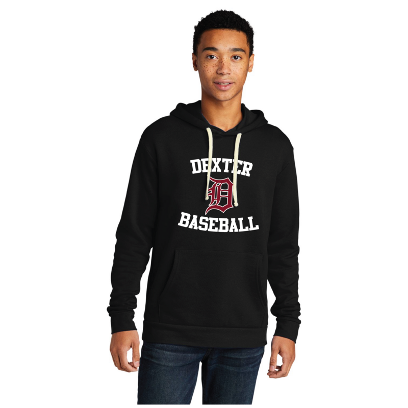 Unisex Santa Cruz Pullover Hoodie-Maroon/Black/White