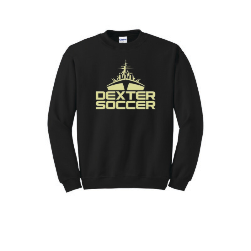 Cotton Crewneck Sweatshirt  (Adult & Youth Sizes)- Black, Maroon, Grey