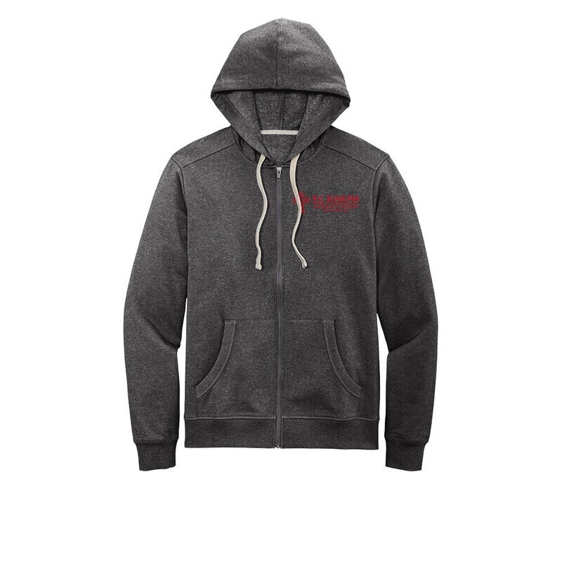 Re-Fleece Full-Zip Hoodie- Dark Grey