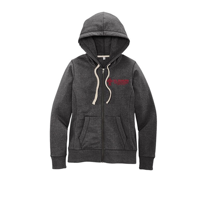 Women&#39;s Re-Fleece Full-Zip Hoodie- Dark Grey
