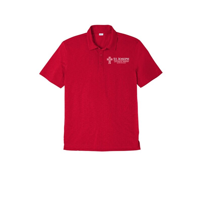 Sport-Tek PosiCharge Polo- Red or Light Grey