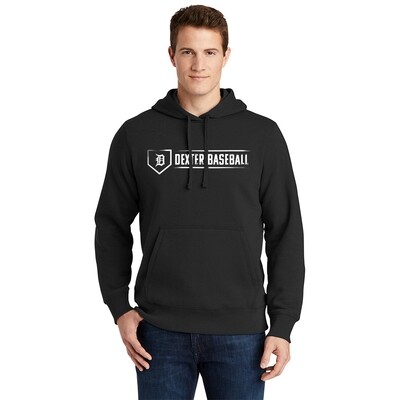 Sport-Tek Pullover Hooded Sweatshirt-Black/Maroon