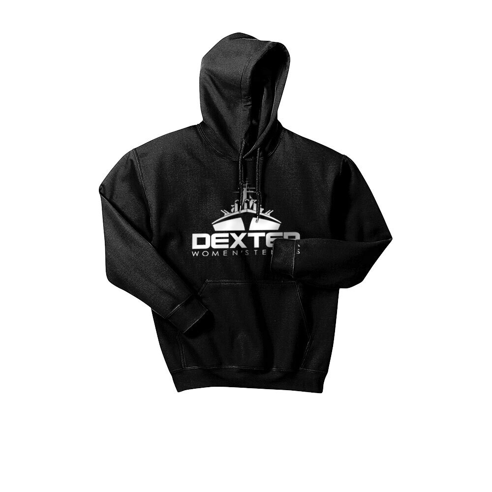Cotton Hooded Sweatshirt (Youth Sizes Available)- Maroon or Black
