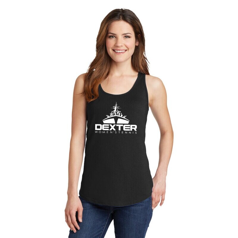 Ladie's Core Cotton Tank Top- Black