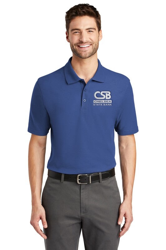 Stain-Release Polo- Black, Royal, Grey