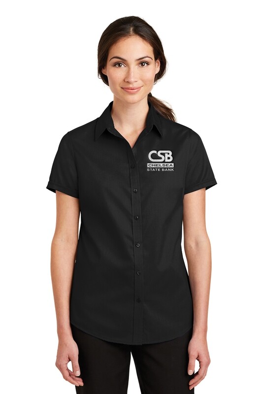 Women's Superpro Twill Short Sleeve Shirt- Royal, Black, Dark Grey, Steel Grey, White