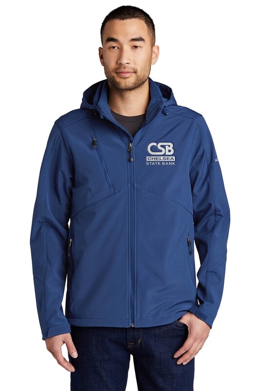 Eddie Bauer Soft Shell Parka- Royal/ Black/ Dark Grey