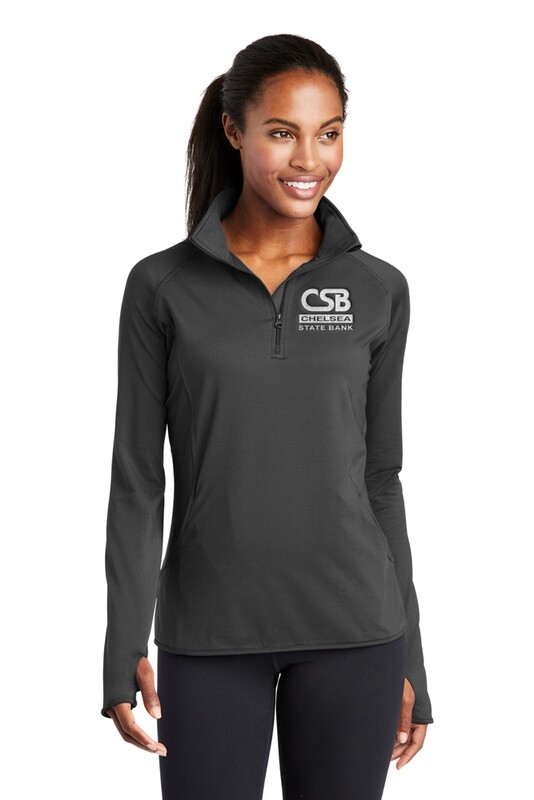 Ladies Sport Tek 1/4-Zip Pullover- Black, Dark Grey, Royal, White