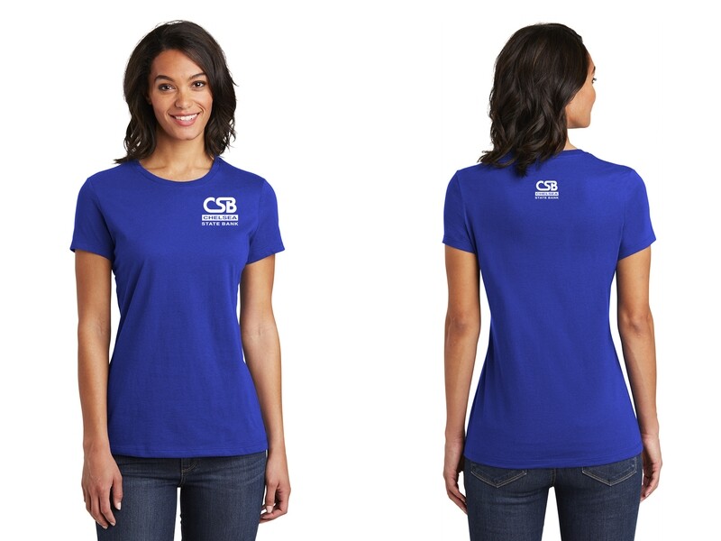 Women's Soft Cotton Tee-Deep Royal