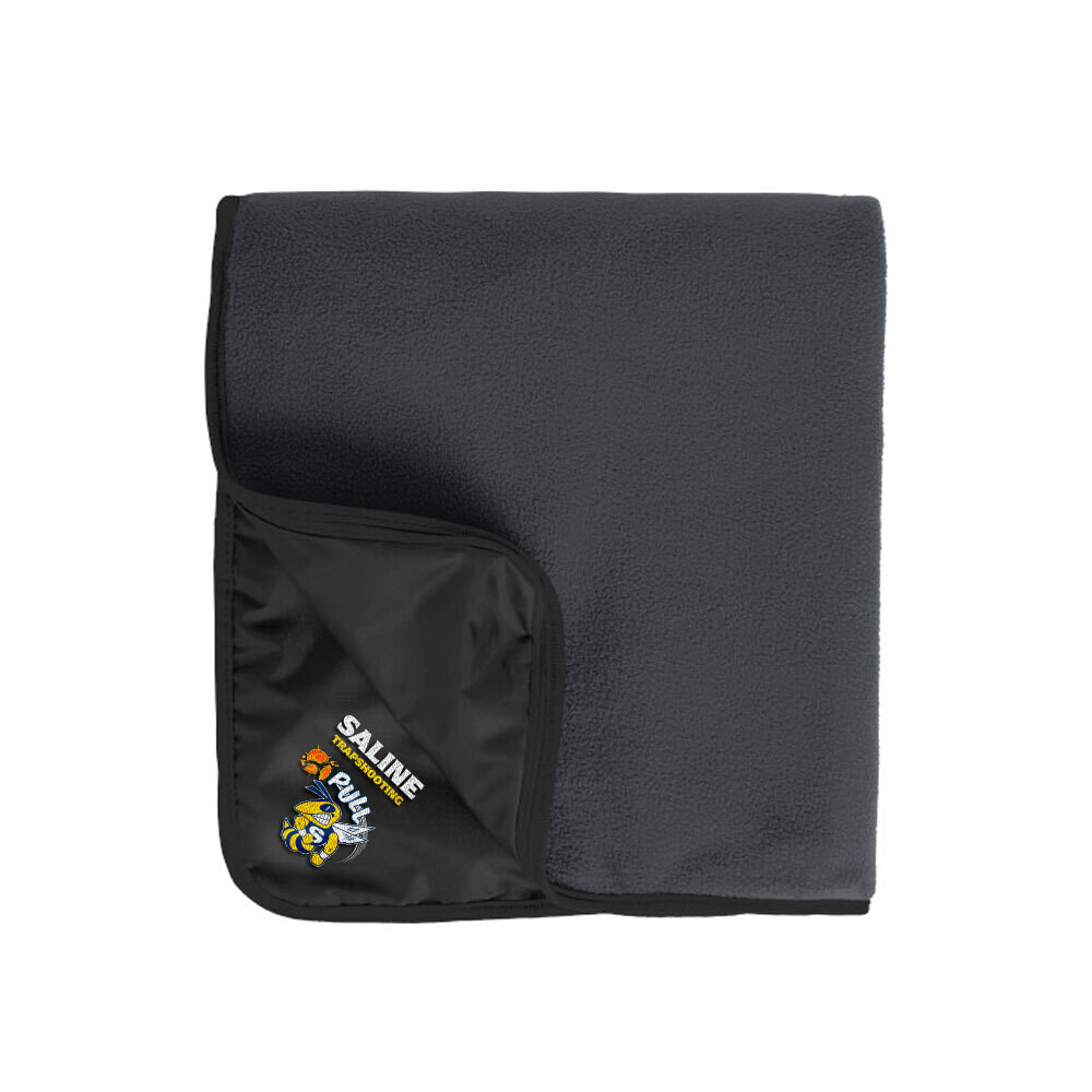 Port Authority Travel Fleece Blanket-Grey