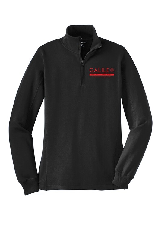 Women's 1/4 Zip Sweatshirt - Black