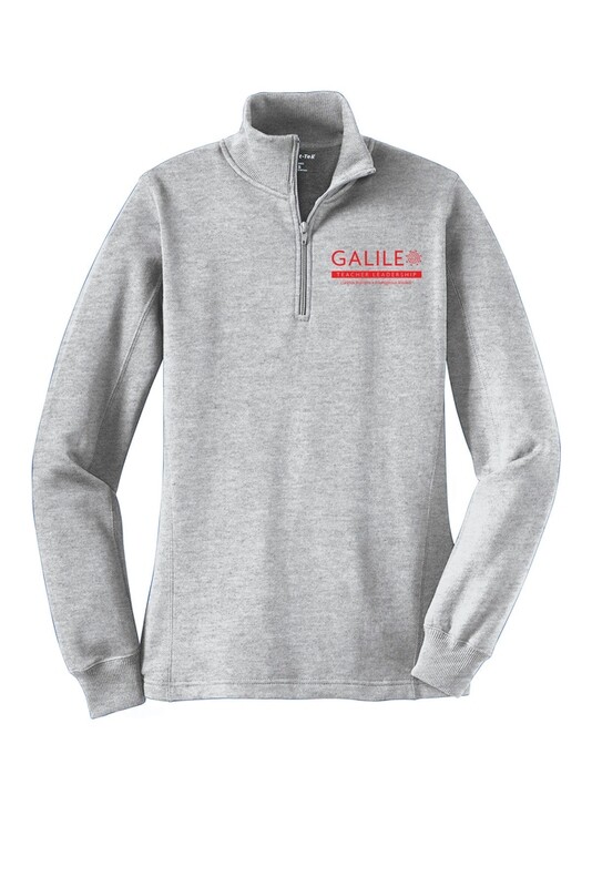 Women's 1/4 Zip Sweatshirt - Grey
