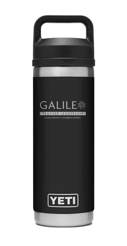 YETI Black Stainless Steel Water Bottle - 18 or 26 oz