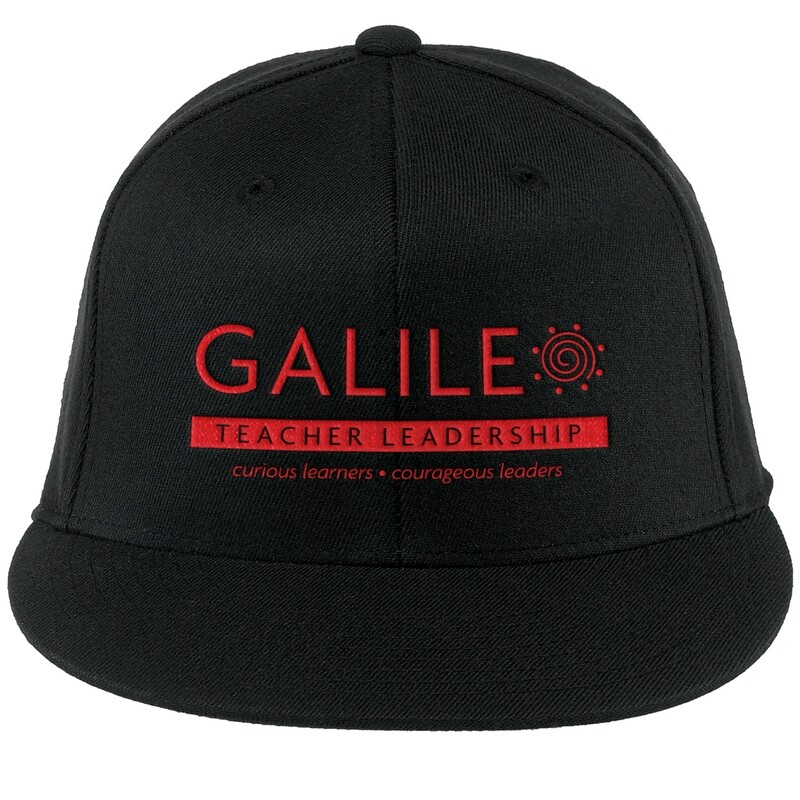 Flat Bill Cap- Black or Grey