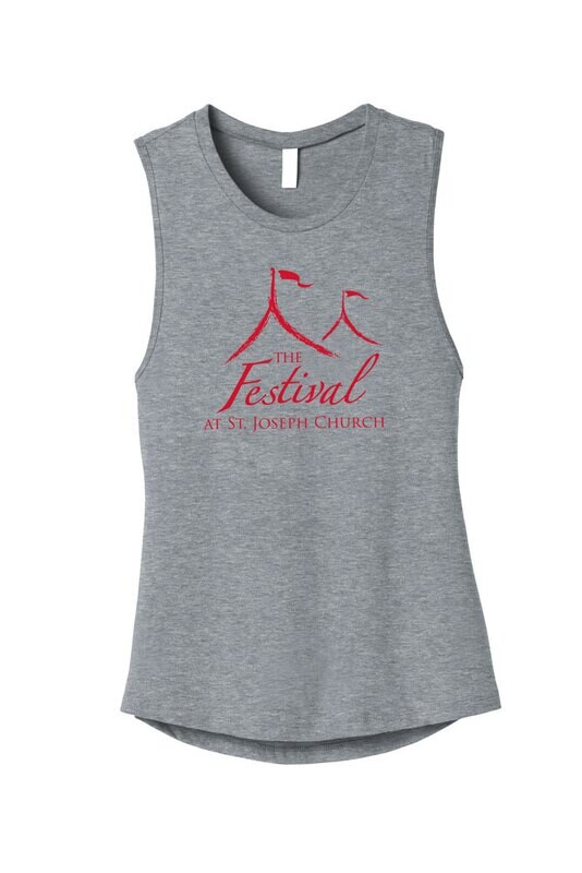 Women’s Jersey Muscle Tank- Grey