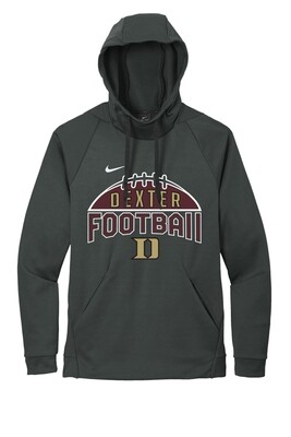 (NIKE PLAYER PACK ITEM) Performance Fleece Hooded Sweatshirt -Anthracite (No Youth Sizes Available)