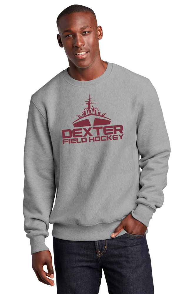 Adult Super Heavyweight Crewneck-Black or Heather Grey
