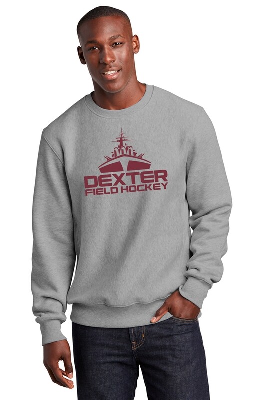 Adult Super Heavyweight Crewneck-Black or Heather Grey