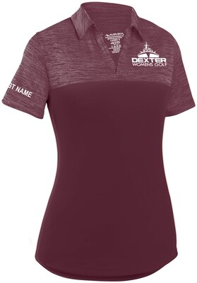Ladies Heather Polo (TEAM GEAR - REQUIRED)-Maroon