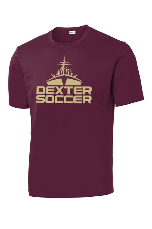 Short Sleeve Performance T  (Adult & Youth Sizes)- Black, Maroon