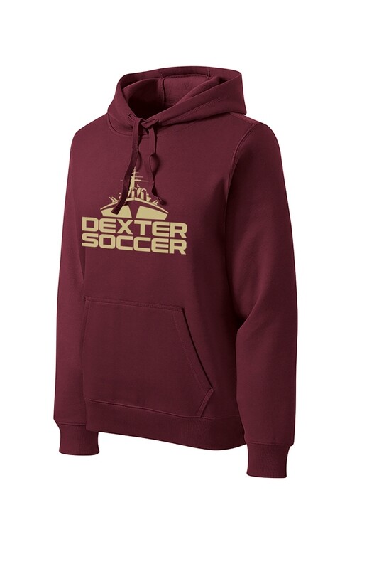SportTek Cotton Blend Sweatshirt- Black, Maroon, Athletic Grey