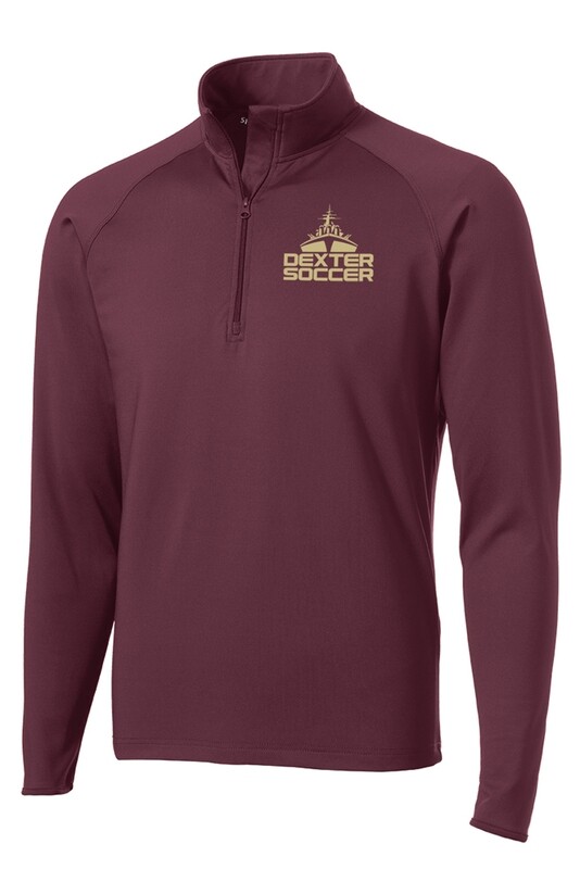 Sport Tek Performance 1/4 Zip-Black, Maroon