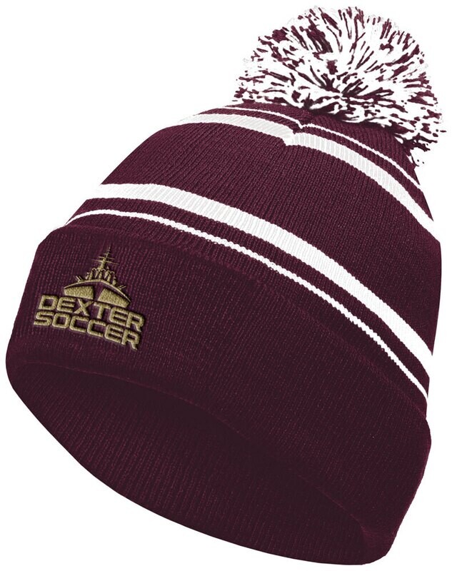 Homecoming Pom Beanie- Maroon or Black