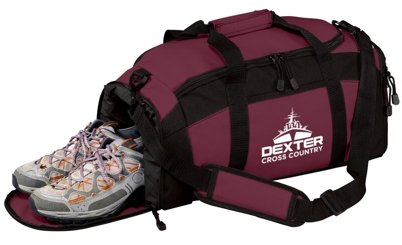 Sport Duffel in Maroon & Black