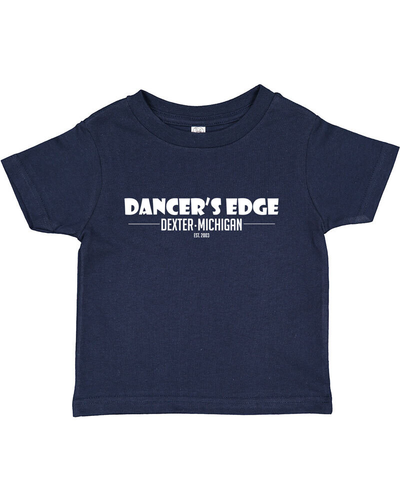 Dancers Edge Toddler Cotton Jersey T-Shirt-Navy