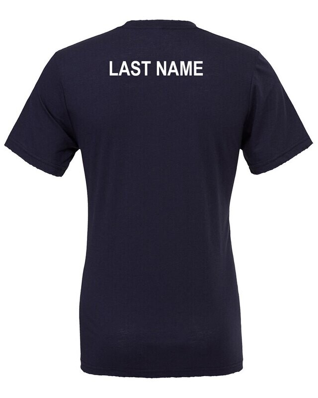 Dancers Edge Text Logo Unisex Jersey T-Shirt-Solid Navy (Youth Sizes Available)