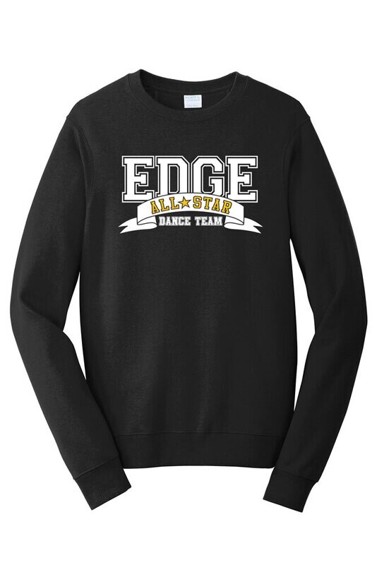 ALL STAR EDGE Fleece Crewneck Sweatshirt-Black