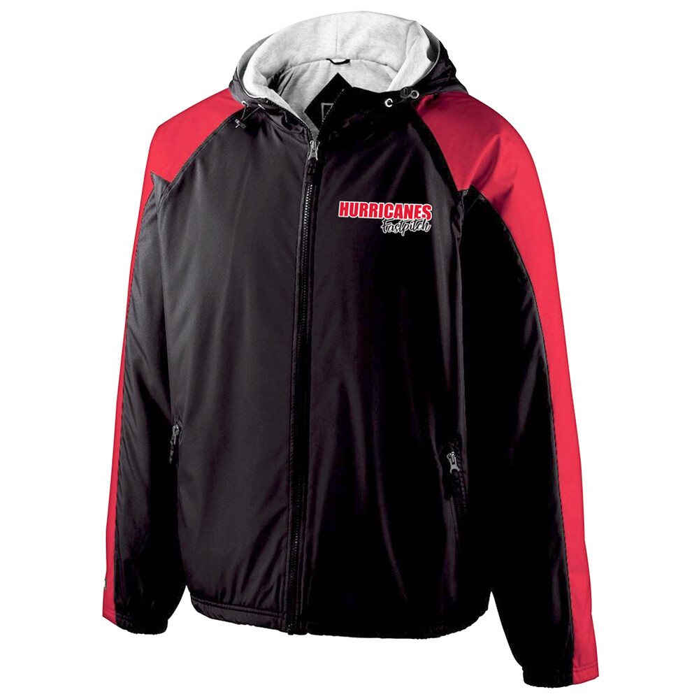 Augusta Homefield Jacket-Black/ Red