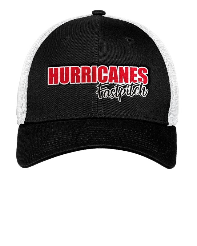 New Era Stretch Mesh Cap - Black/White