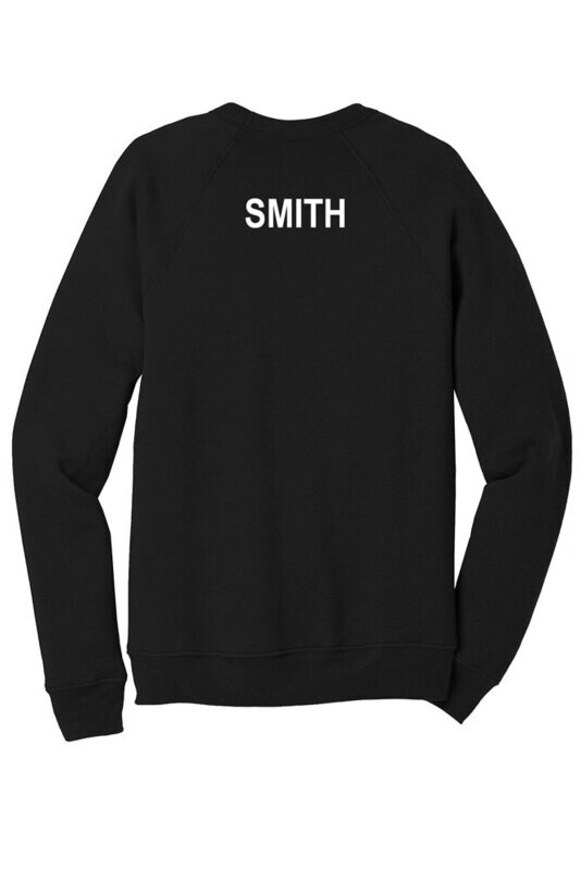 Unisex Sponge Fleece Crewneck Sweatshirt - Black