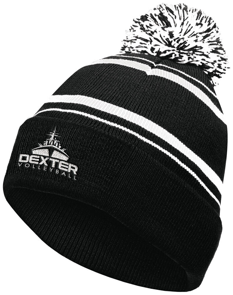 Homecoming Pom Beanie- Maroon or Black