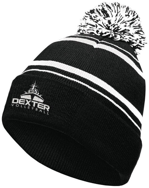 Homecoming Pom Beanie- Maroon or Black
