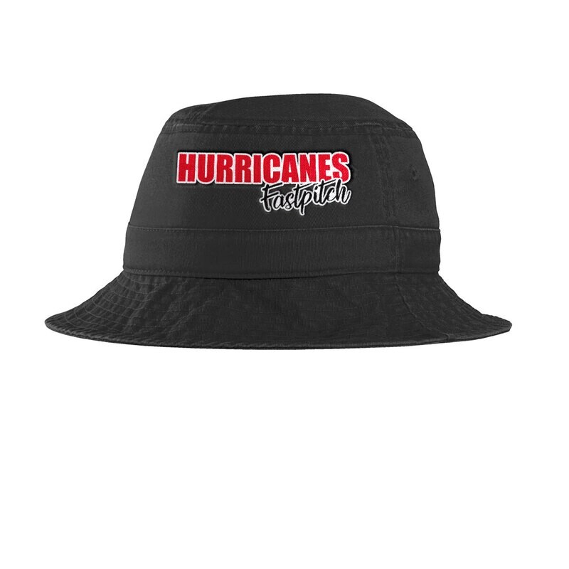 Bucket Hat-Black or Red