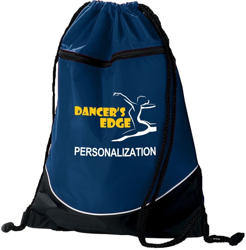 Drawstring Backpack-Navy