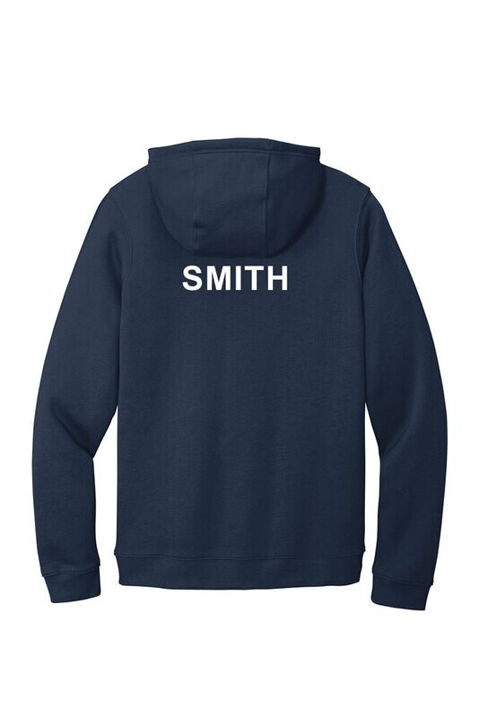 Performance Fleece Hooded Pullover-Navy (Available in Youth Sizes)