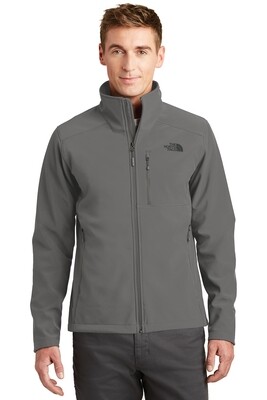 Men's Soft Shell Jacket-Dk Grey, Black, Heather Grey, or Navy