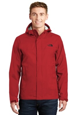 Men's Dry Vent Rain Jacket-Red, Blue, Navy, or Grey (logo placement on back under the hood, visible when hood is up)
