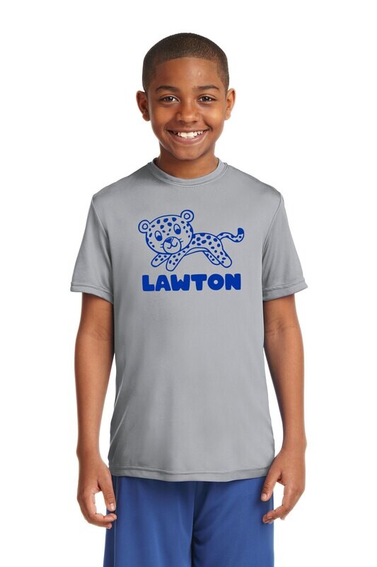 Youth Performance Tee-Royal or Light Grey