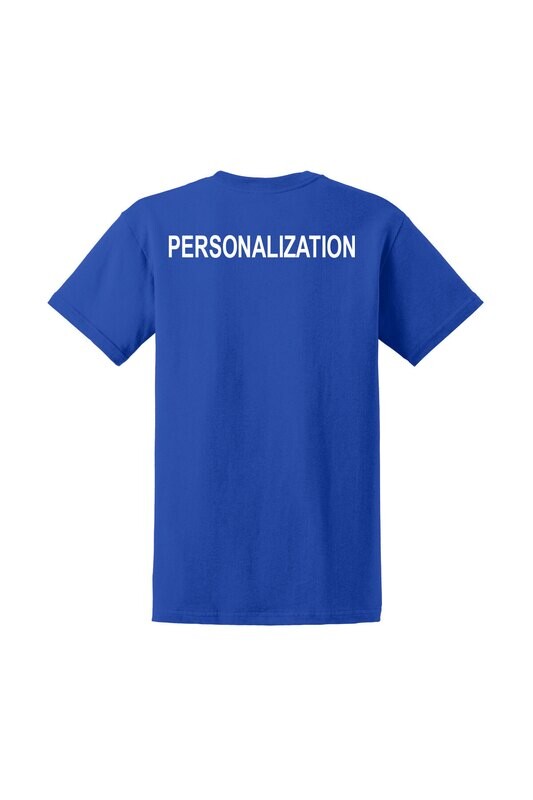 Unisex Cotton Tee-Royal or Athletic Heather Grey