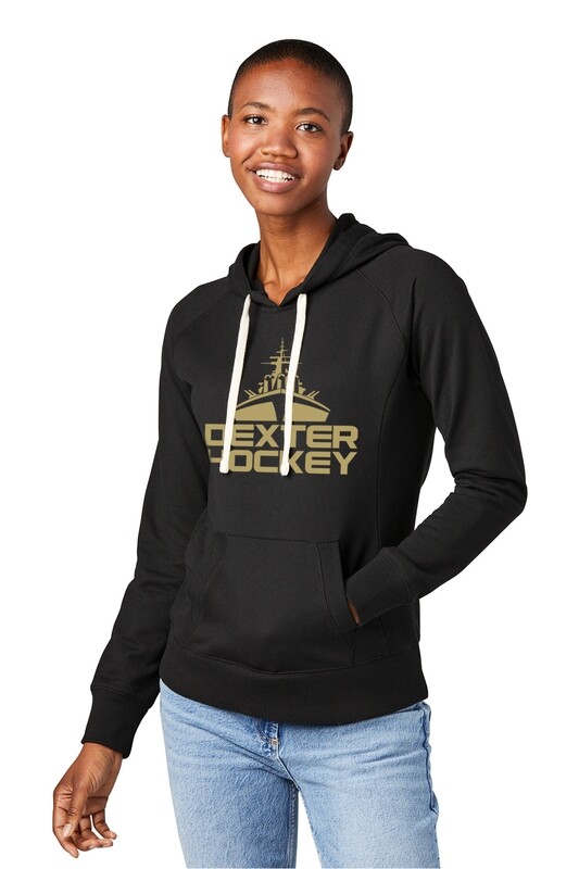 Women's Fleece Hoodie-Maroon, Black, Light Grey Heather
