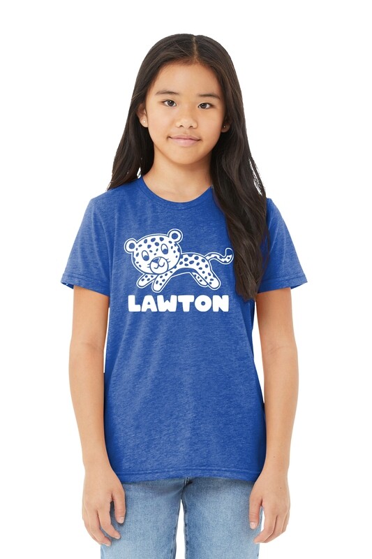 Youth Triblend Soft Tee Shirt: Royal or Athletic Grey