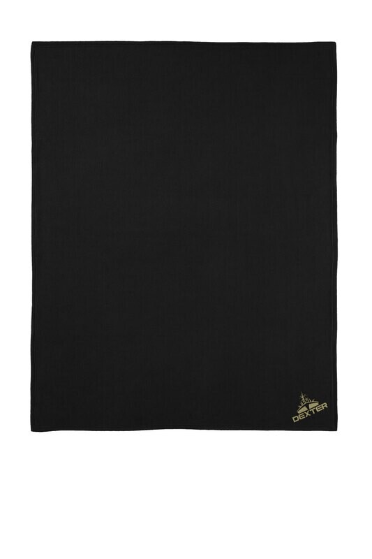 NEW-Polar Fleece Blanket-Black